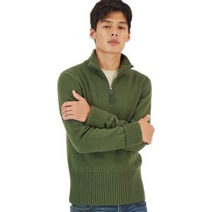 Crwth Mens Hillclimber Wool Blend Sweater Small Olive - NWT $225